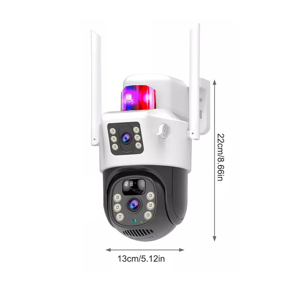 4G Wireless Solar Camera Outdoor 4K 8MP Dual Lens 360 Degree HD Camera PIR Night Vision V380 Security Protection Monitor CCTV - Image 5