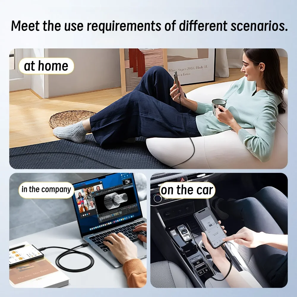 USB3.2 Gen2 10Gbps Type C Cable USB C to Type-C 3.2 Data Transfer USB C SSD Hard Disk Cable PD 60W 3A Quick Charge Charge Cable - Image 6