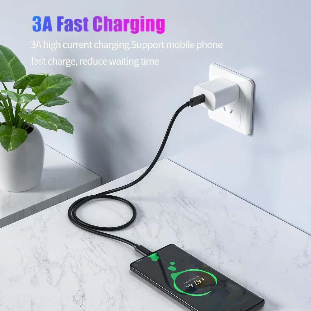 USB3.2 Gen2 10Gbps Type C Cable USB C to Type-C 3.2 Data Transfer USB C SSD Hard Disk Cable PD 60W 3A Quick Charge Charge Cable - Image 4